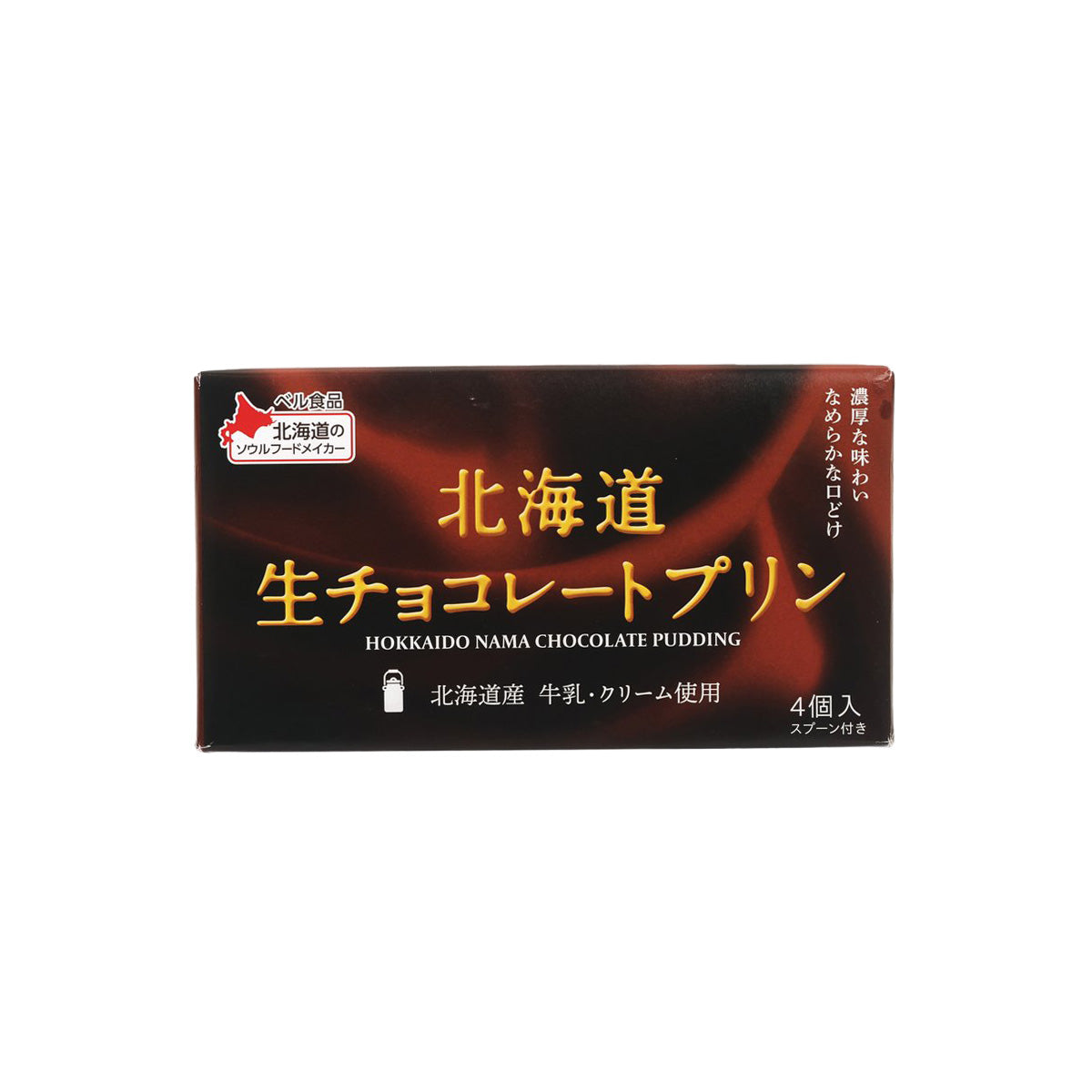 BELL食品 北海道生朱古力布甸  (4 x 78g)