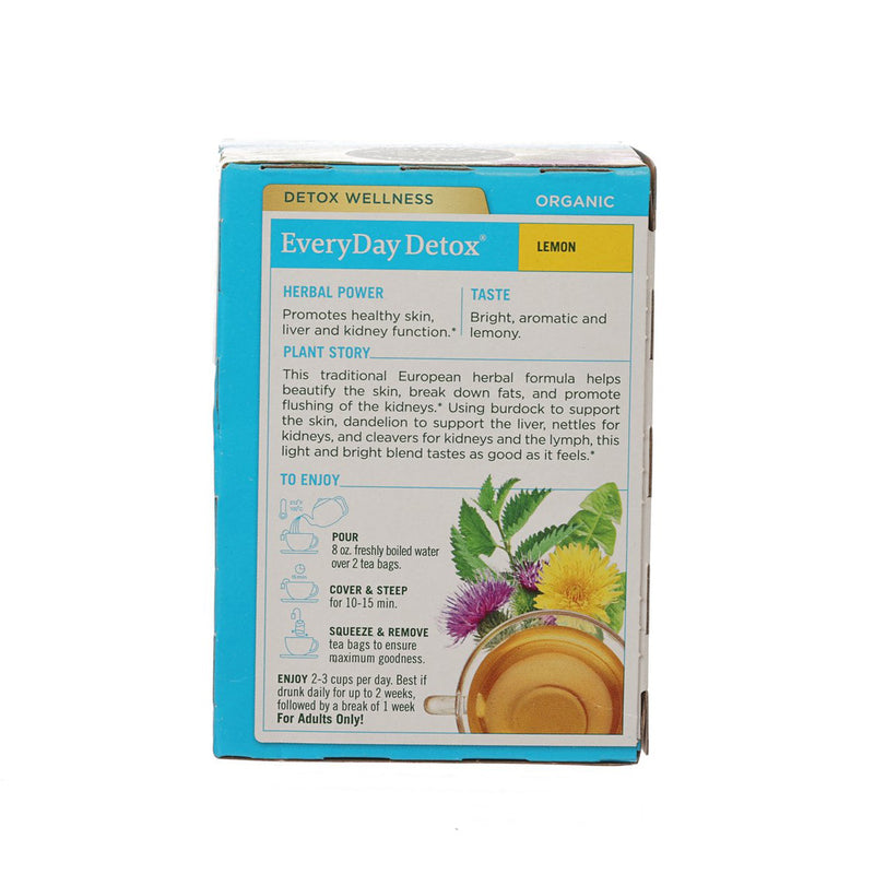 TRADITIONAL MEDICINALS 有機排毒檸檬茶包 (24g)