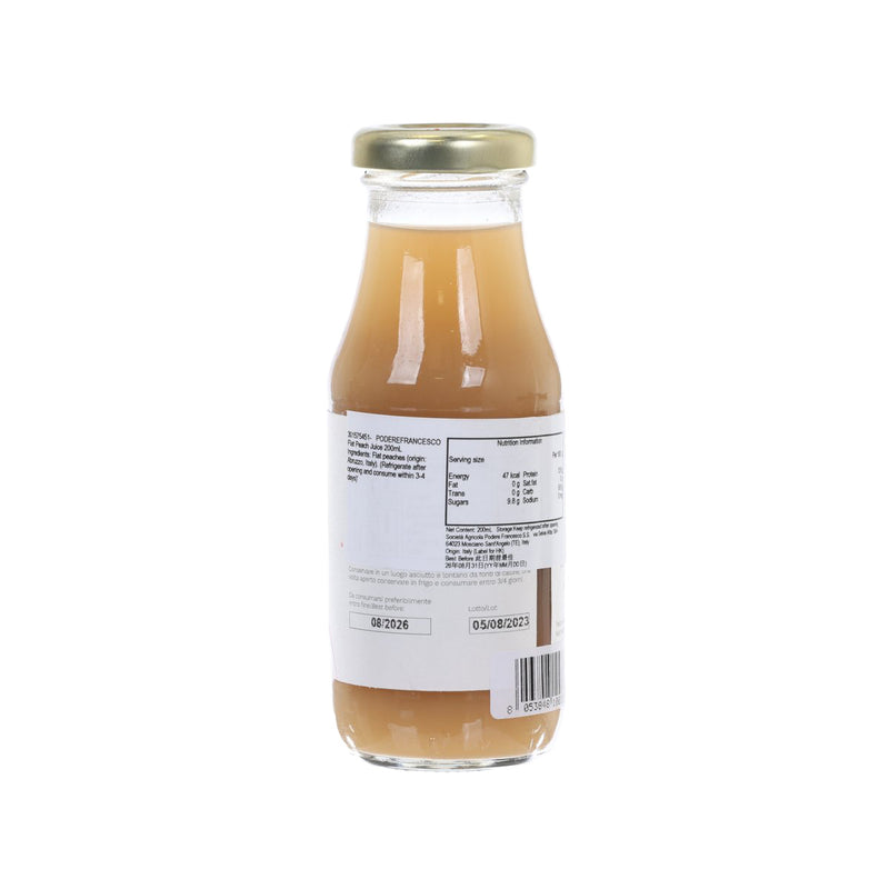 PODEREFRANCESCO Flat Peach Juice  (200mL)