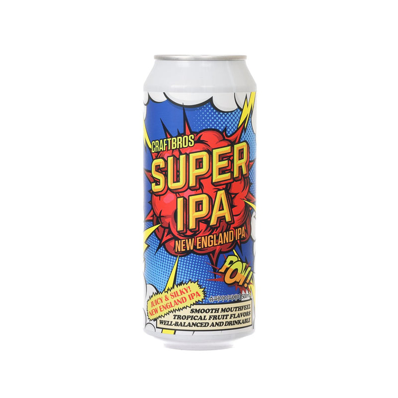 CRAFTBROS 超級新英倫印度淡啤酒 (酒精濃度6.4%) [罐裝] (500mL)