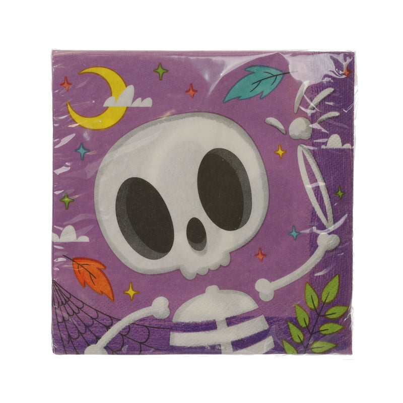 CREATIVE CONVERTING Halloween Luncheon Napkin - Skeleton  (16pcs)