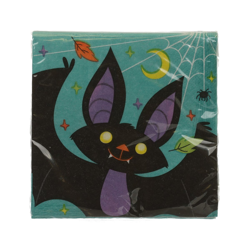 CREATIVE CONVERTING Halloween Beverage Napkin - Bat  (16pcs)