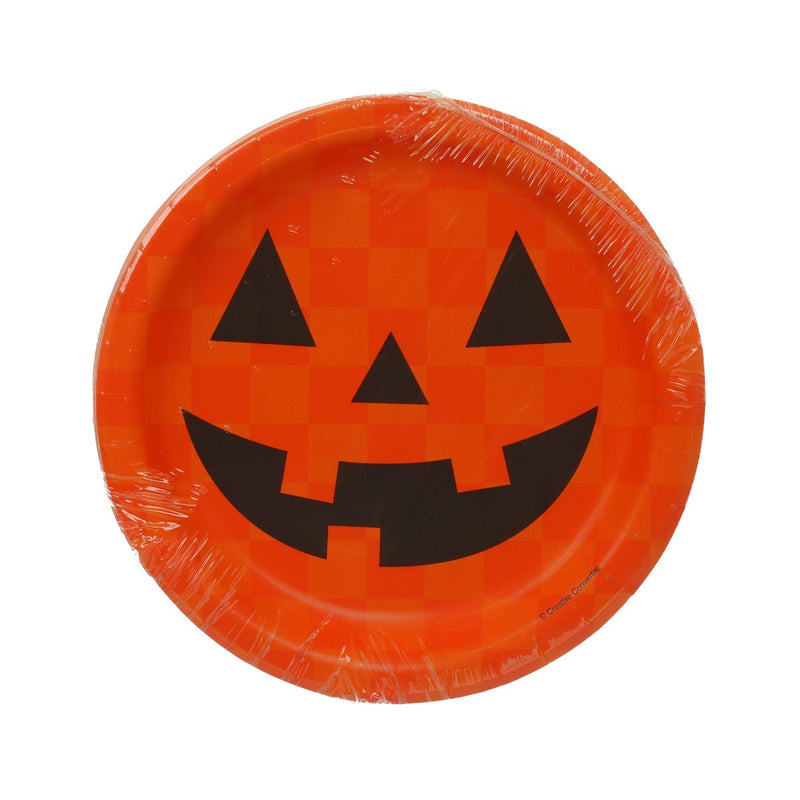 CREATIVE CONVERTING Hallween Luncheon Plate - Pumpkin  (8pcs)