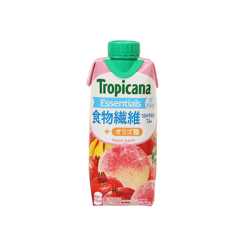 純品樂 膳食纖維+寡糖蜜桃混合果汁飲品 [紙包] (330mL)