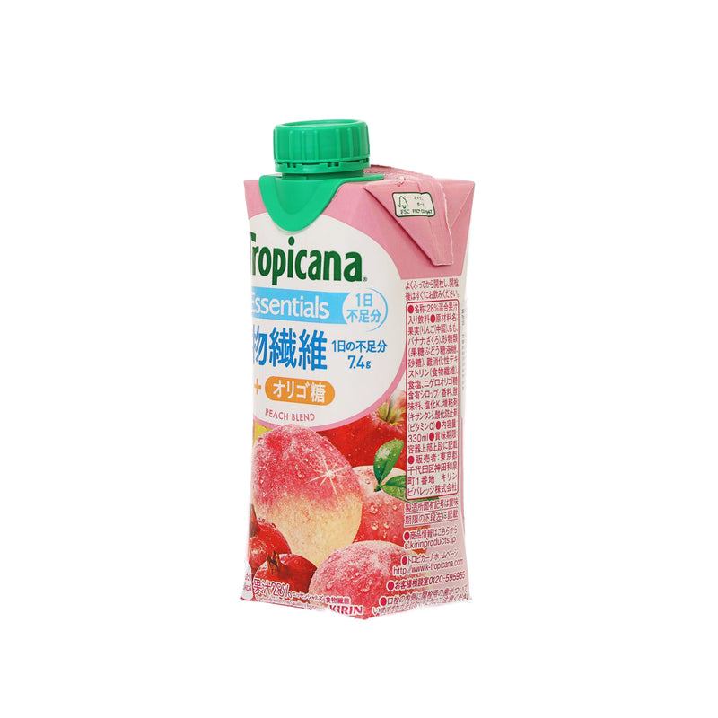 純品樂 膳食纖維+寡糖蜜桃混合果汁飲品 [紙包] (330mL)