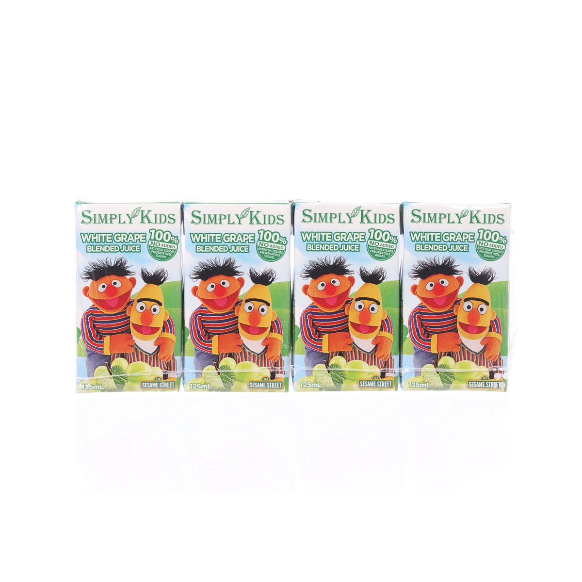 SIMPLY KIDS White Grape Blended Juice  (4 x 125mL)