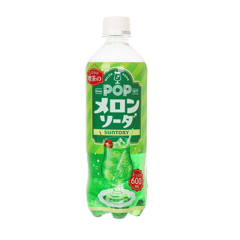 SUNTORY Melon Flavor Soda [PET]  (600mL)