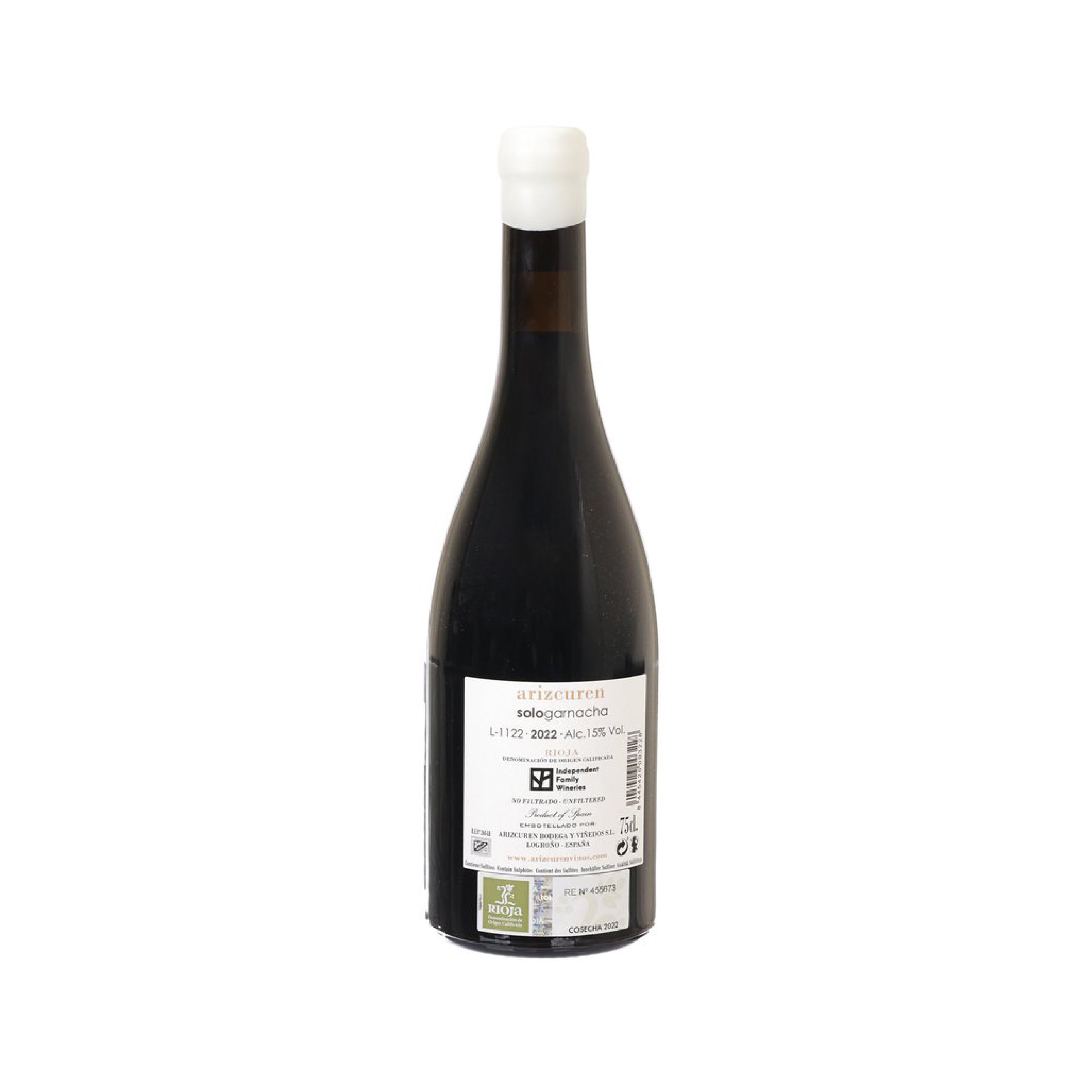 ARIZCUREN Solo Garnacha 2022 (750mL)