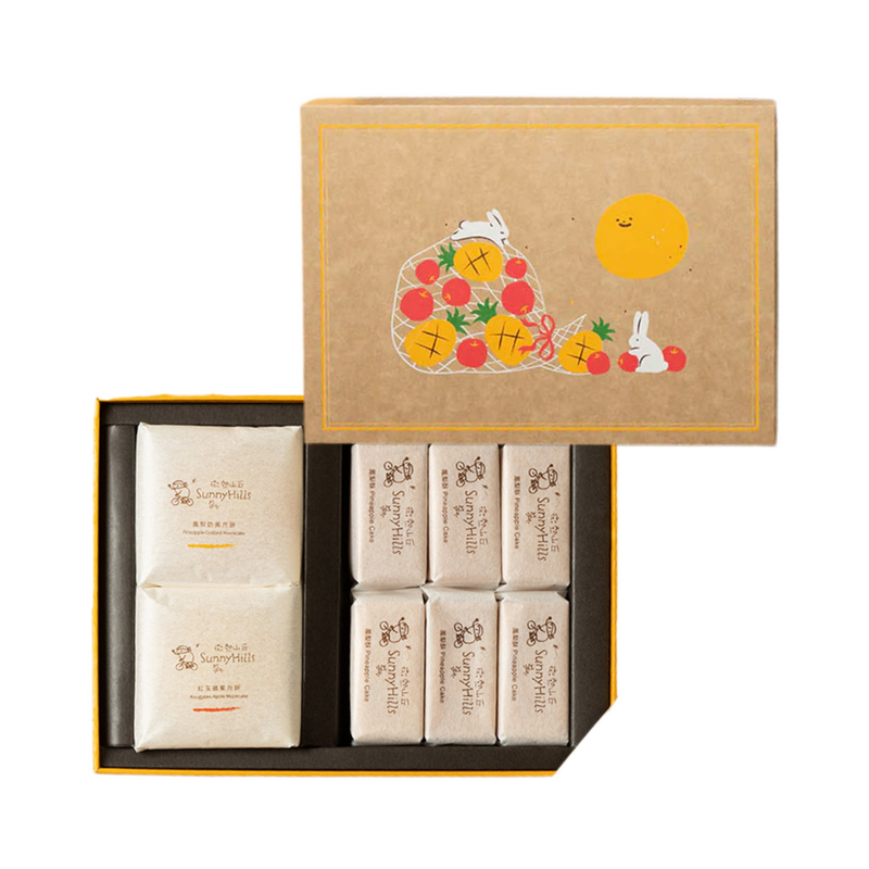 SUNNYHILLS Pineapple Cake & Mooncake Gift Box A  (410g)