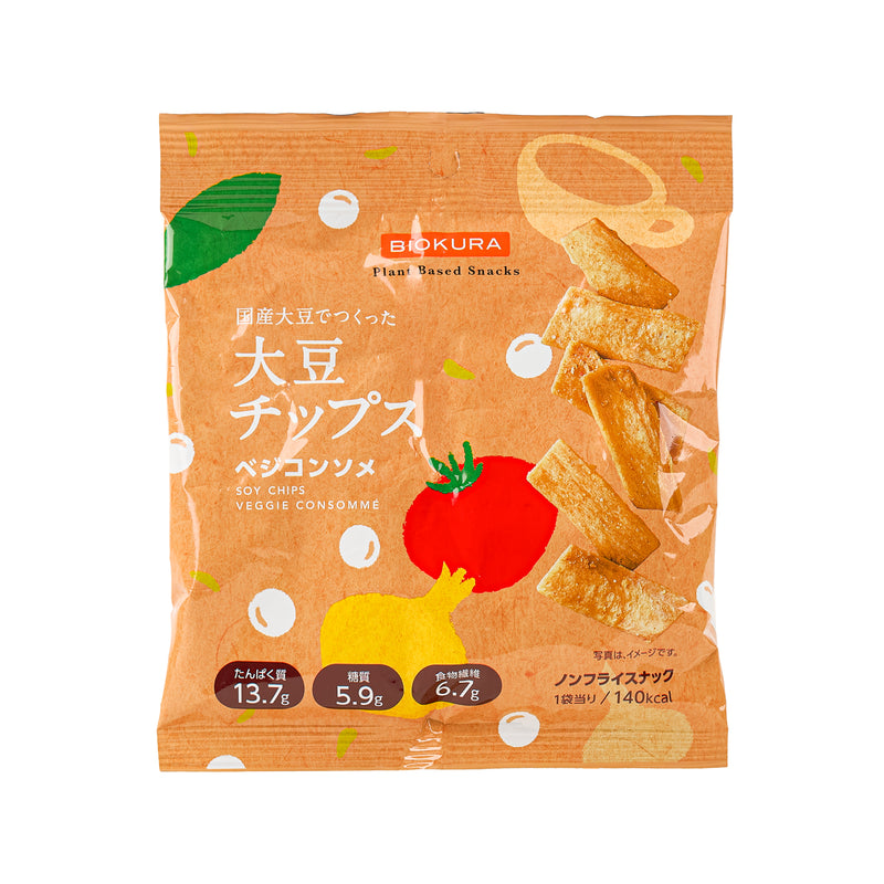 BIOKURA Soy Chips - Veggie Consomme Flavor  (35g)