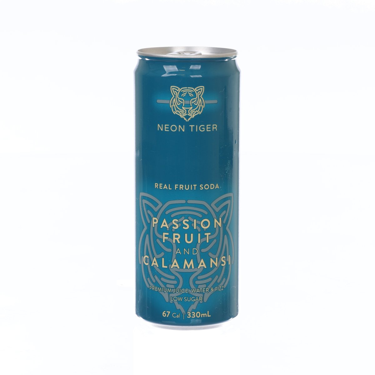 NEON TIGER Real Fruit Soda - Passion Fruit & Calamansi [Can]  (330mL)