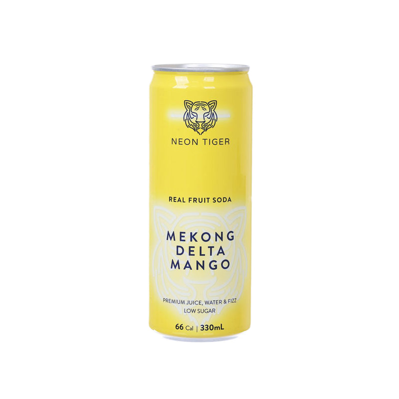NEON TIGER Real Fruit Soda - Mekong Delta Mango [Can]  (330mL)