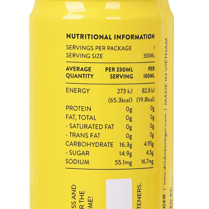 NEON TIGER Real Fruit Soda - Mekong Delta Mango [Can]  (330mL)