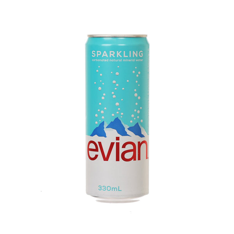 EVIAN Sparkling Natural Mineral Water [Can]  (330mL)