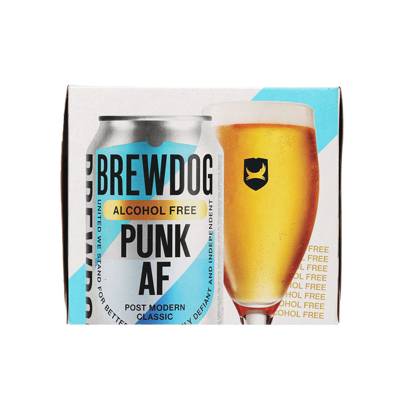 BREWDOG Punk Alcohol Free IPA (Alc 0.5%) [Can]  (4 x 330mL)