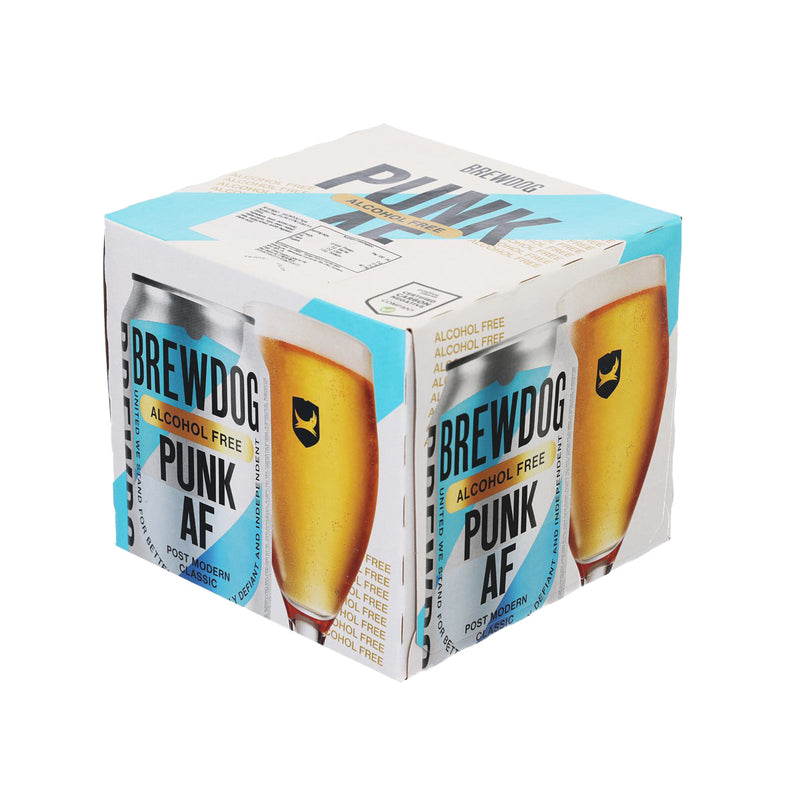 BREWDOG Punk Alcohol Free IPA (Alc 0.5%) [Can]  (4 x 330mL)