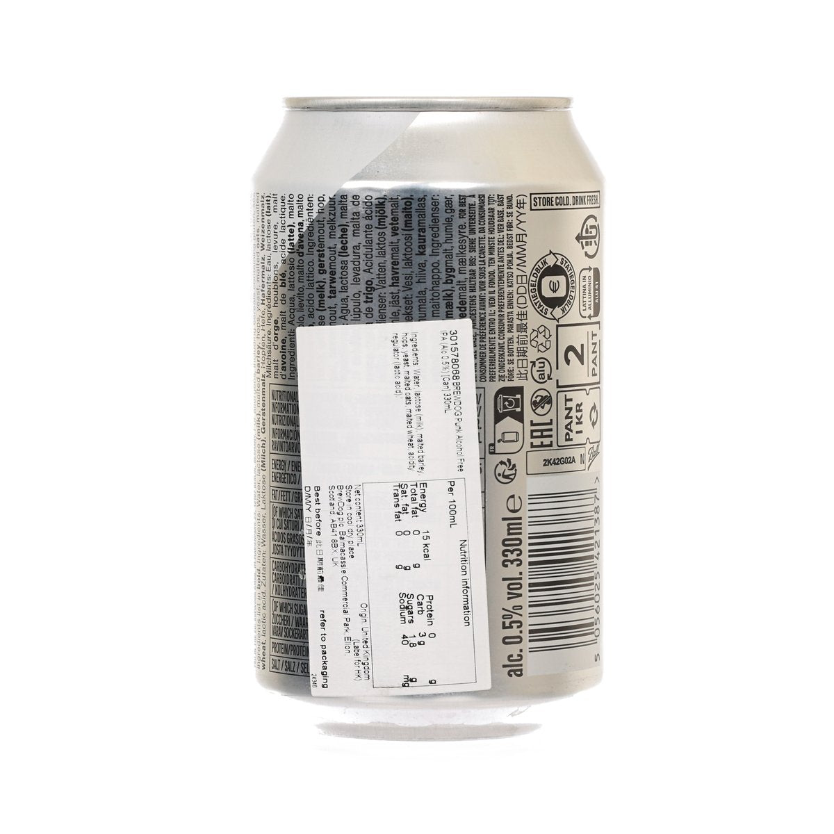 BREWDOG Punk Alcohol Free IPA (Alc 0.5%) [Can]  (330mL)