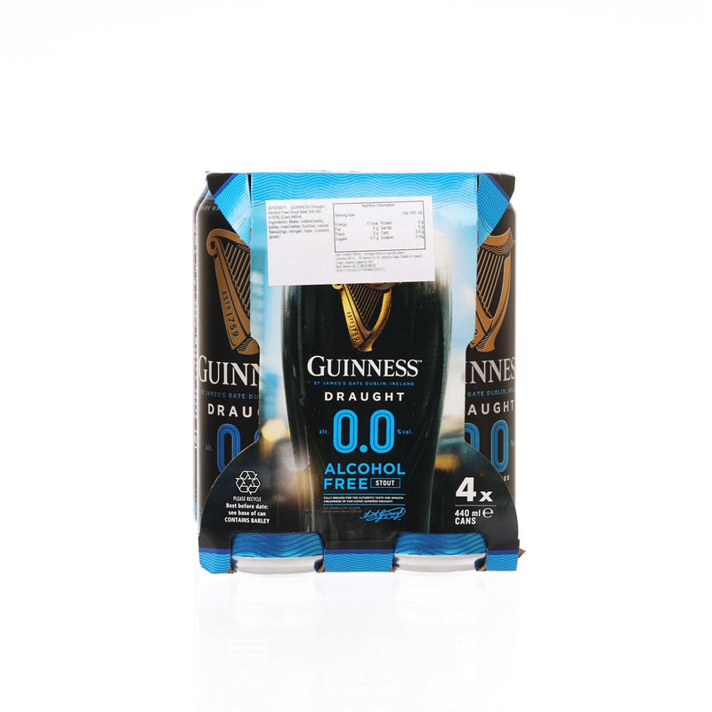 GUINNESS Draught Alcohol Free Stout Beer Set (Alc 0.05%) [Can]  (440mL)