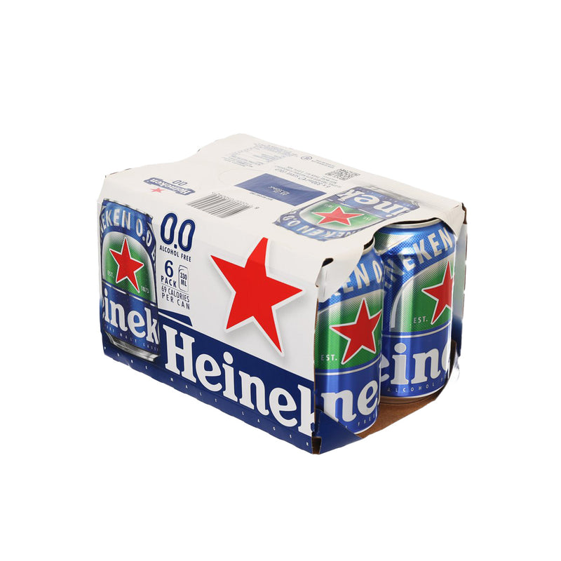 喜力 無酒精啤酒套裝 (酒精濃度0.05%) [罐裝] (6 x 330mL)