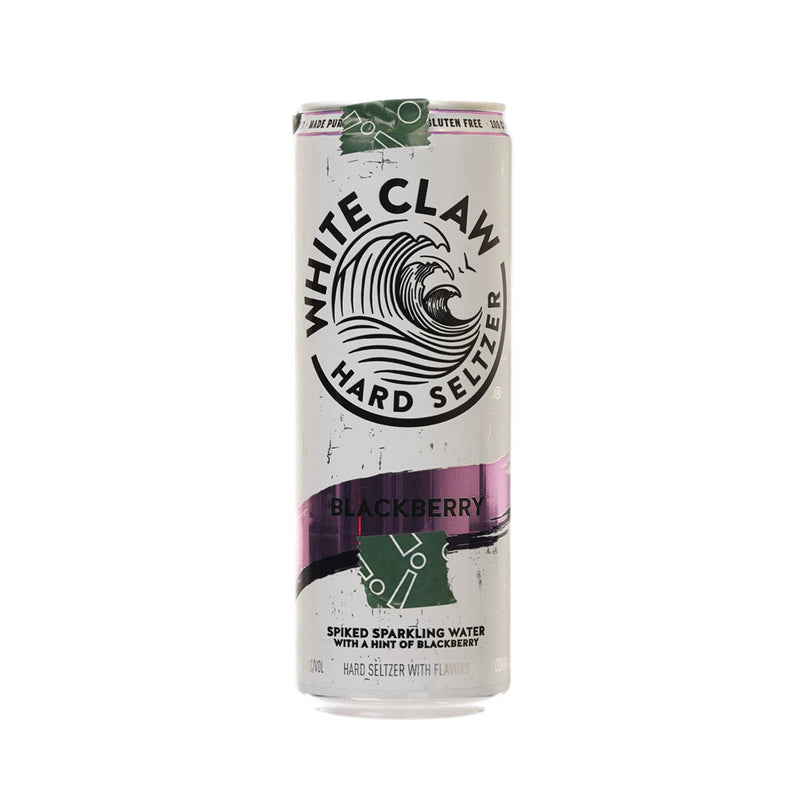 WHITE CLAW Hard Seltzer Spiked Sparkling Water - Blackberry Flavor (Alc 5%) [Can]  (355mL)