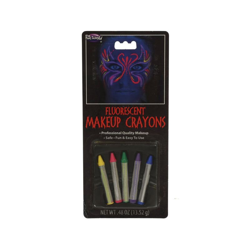 FUN WORLD Fluorescent Makeup Crayons  (13.52g)