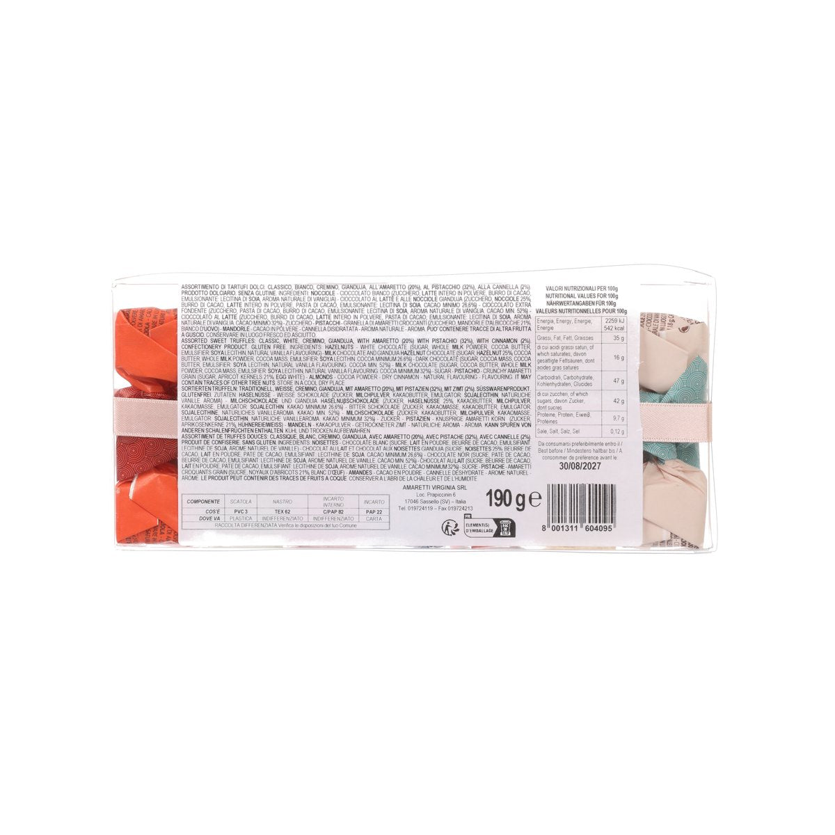 VIRGINIA 什錦軟心朱古力  (190g)