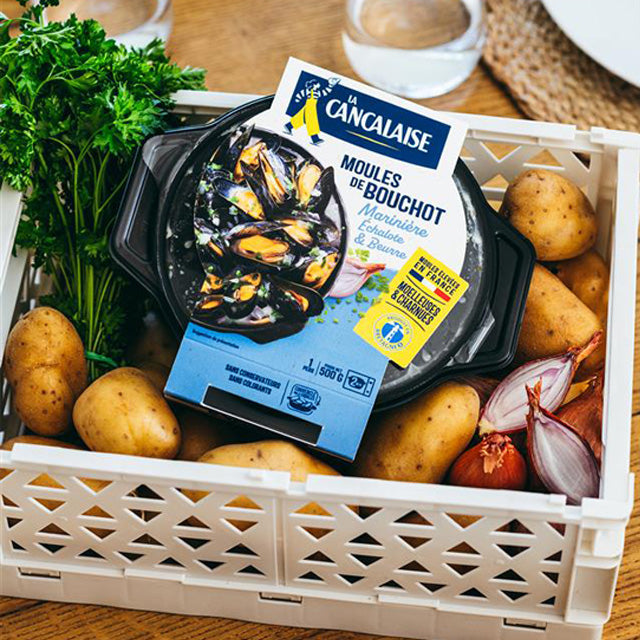 LA CANCALAISE French Cooked Blue Mussels - Isigny Sour Cream & Onion  (500g)