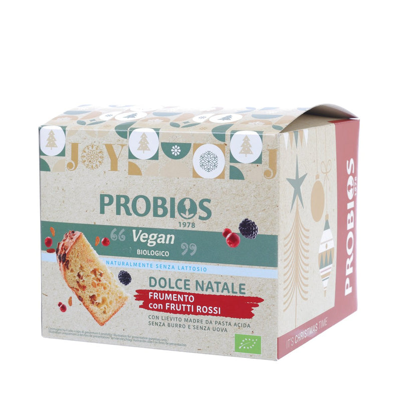 PROBIOS Organic Vegan Panettone with Red Berries  (500g)