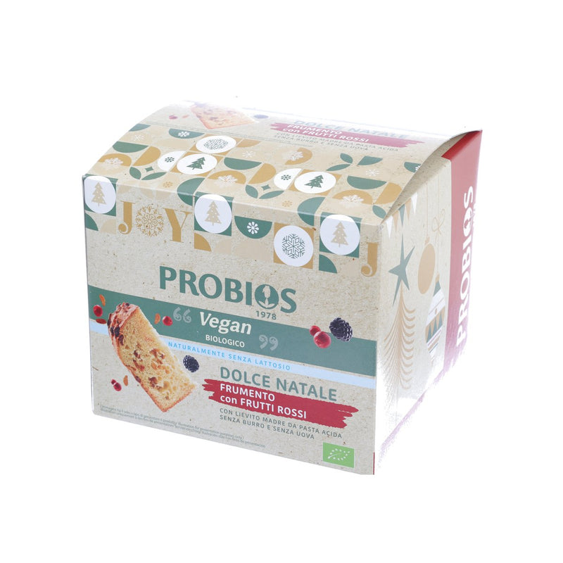 PROBIOS Organic Vegan Panettone with Red Berries  (500g)