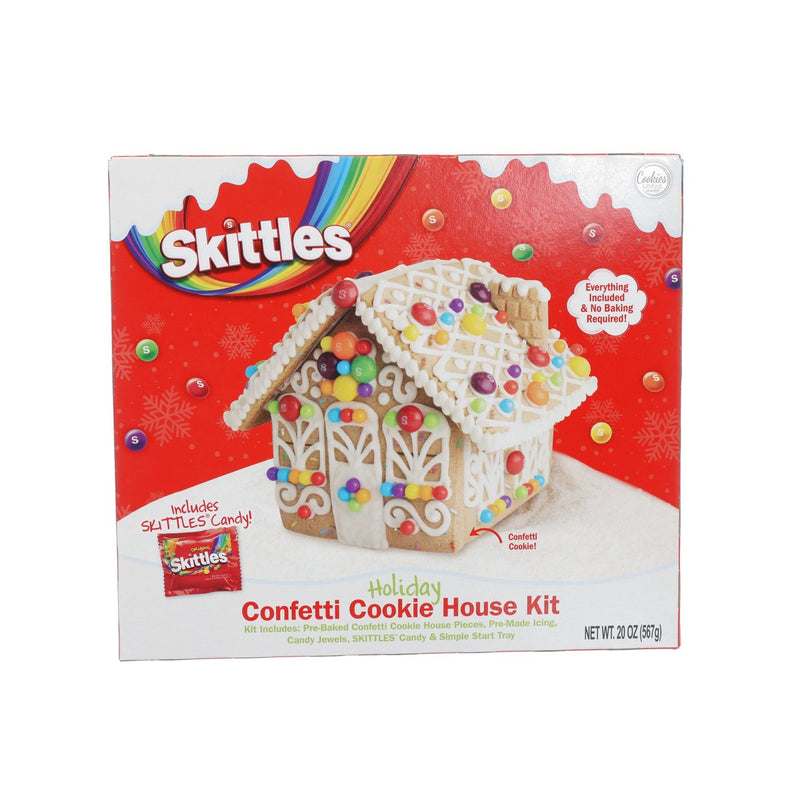 COOKIES UNITED Skittles 糖果曲奇度假小屋組合 (567g)