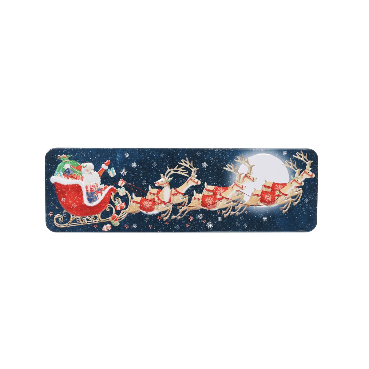 FARM HOUSE Flying Santa Tin with Milk Chocolate Chip Biscuits  (225g)