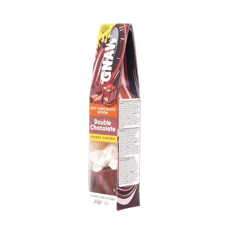 GNAW Double Chocolate Gooey Centre Hot Chocolate Spoon with Marshmallows  (45g)