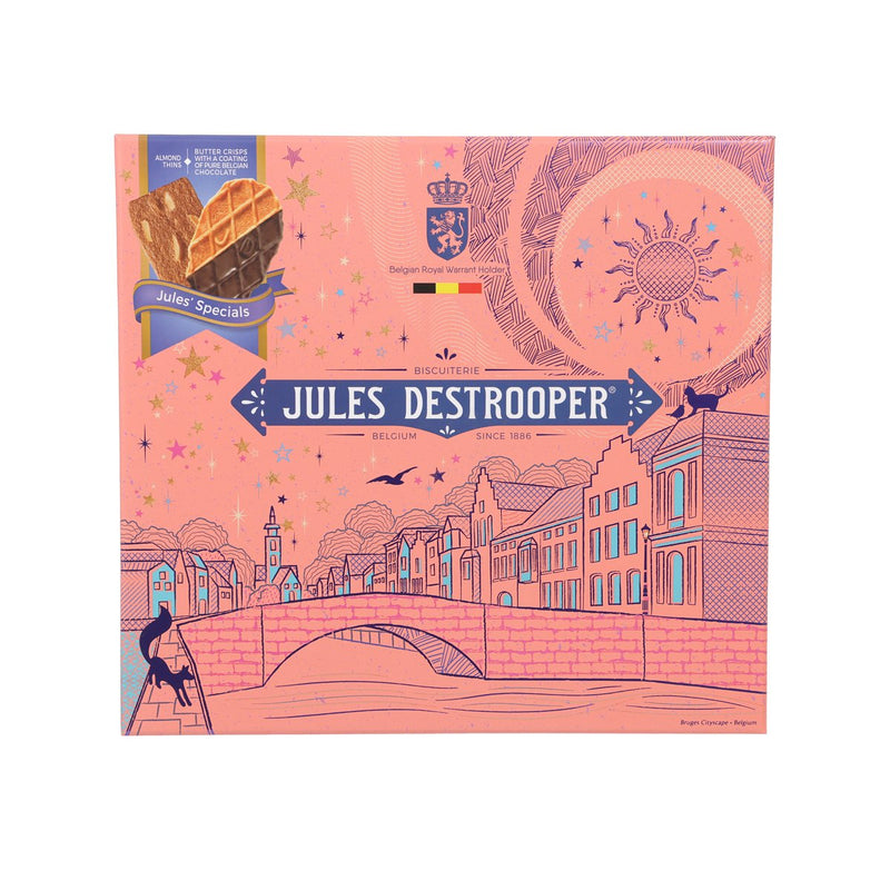 JULES DESTROOPER 日出什錦禮盒 - 黑巧克力奶油薯片和杏仁片 (200 克)