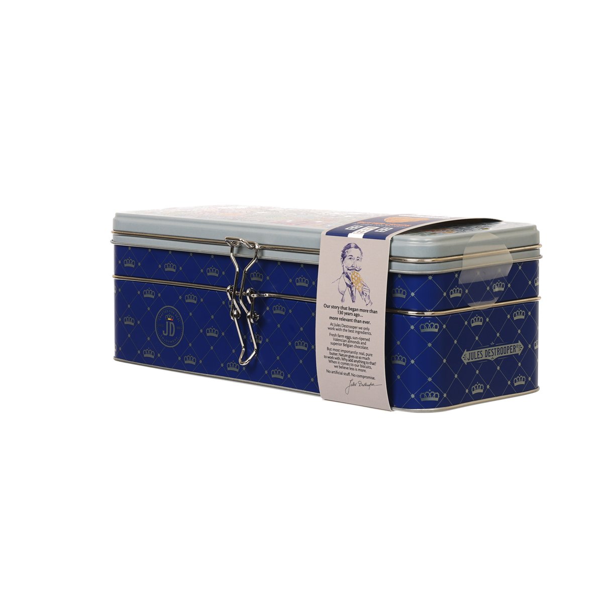 JULES DESTROOPER Mosaic Town Luxury Gift Tin - Butter Crisps  (200g)