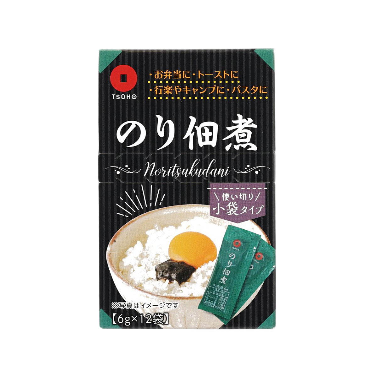TSUHO NORI佃煮調味海苔醬 (12 x 6g)