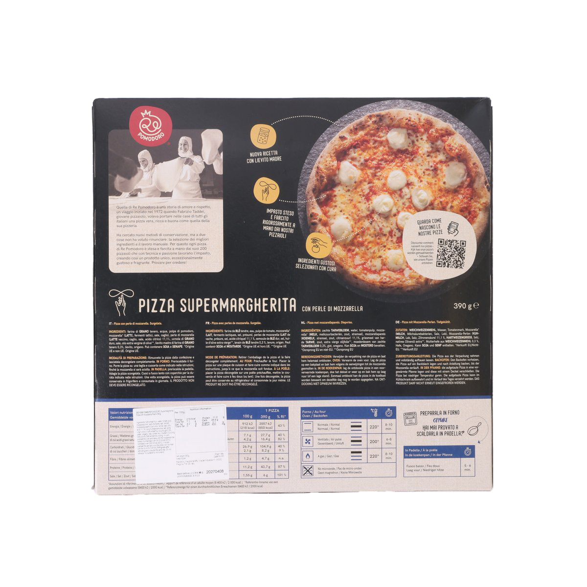 REPOMODORO Supermargherita 披薩配馬蘇里拉珍珠 (390g)