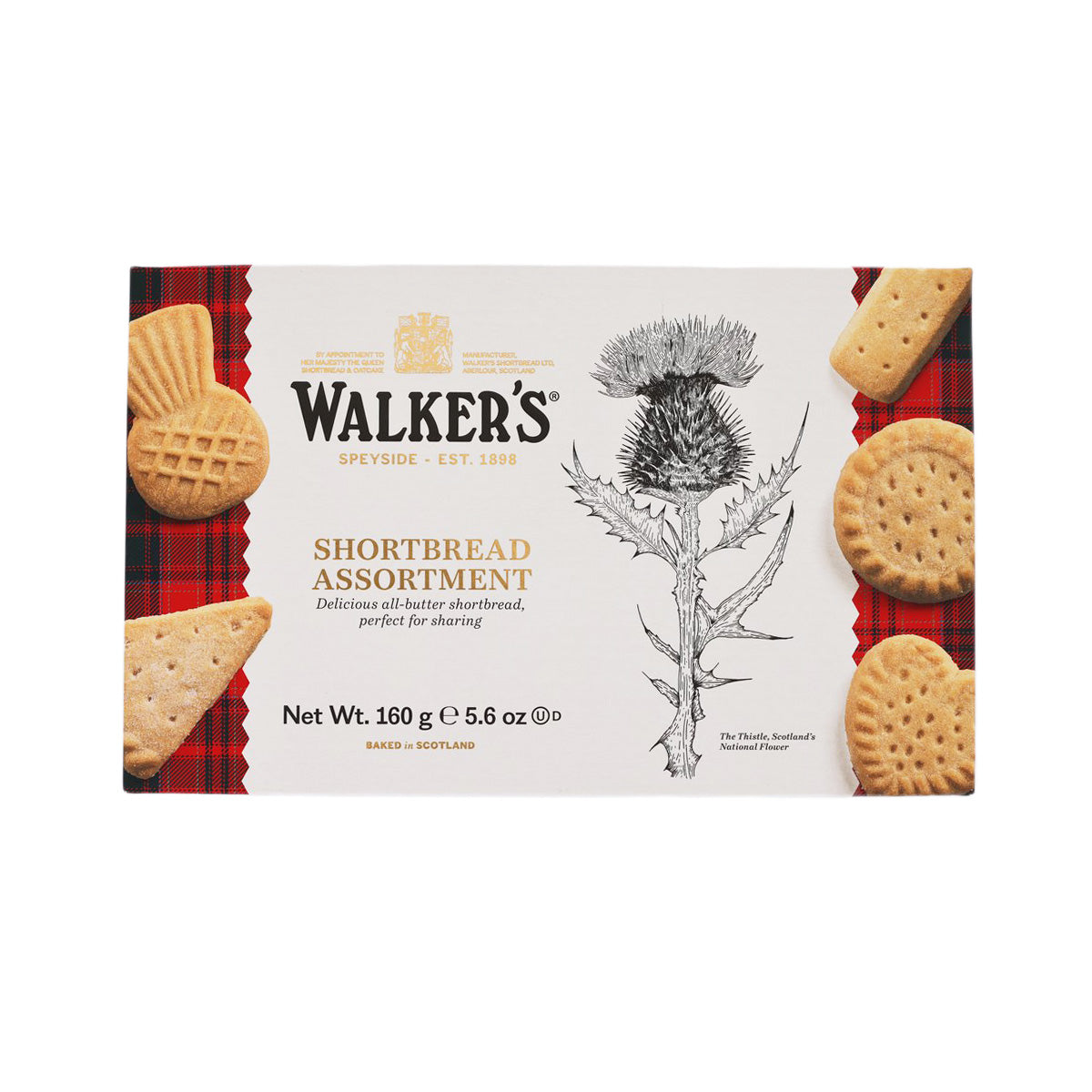 WALKERS 什錦牛油酥餅  (160g)