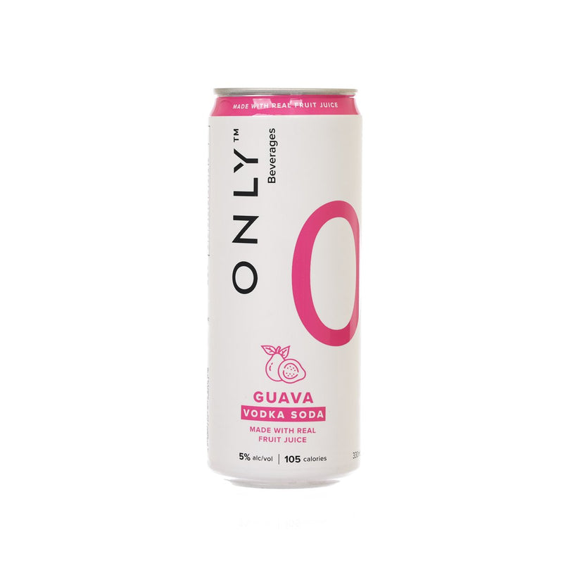 ONLY Vodka Soda - Guava (Alc. 5%) [Can]  (330mL)