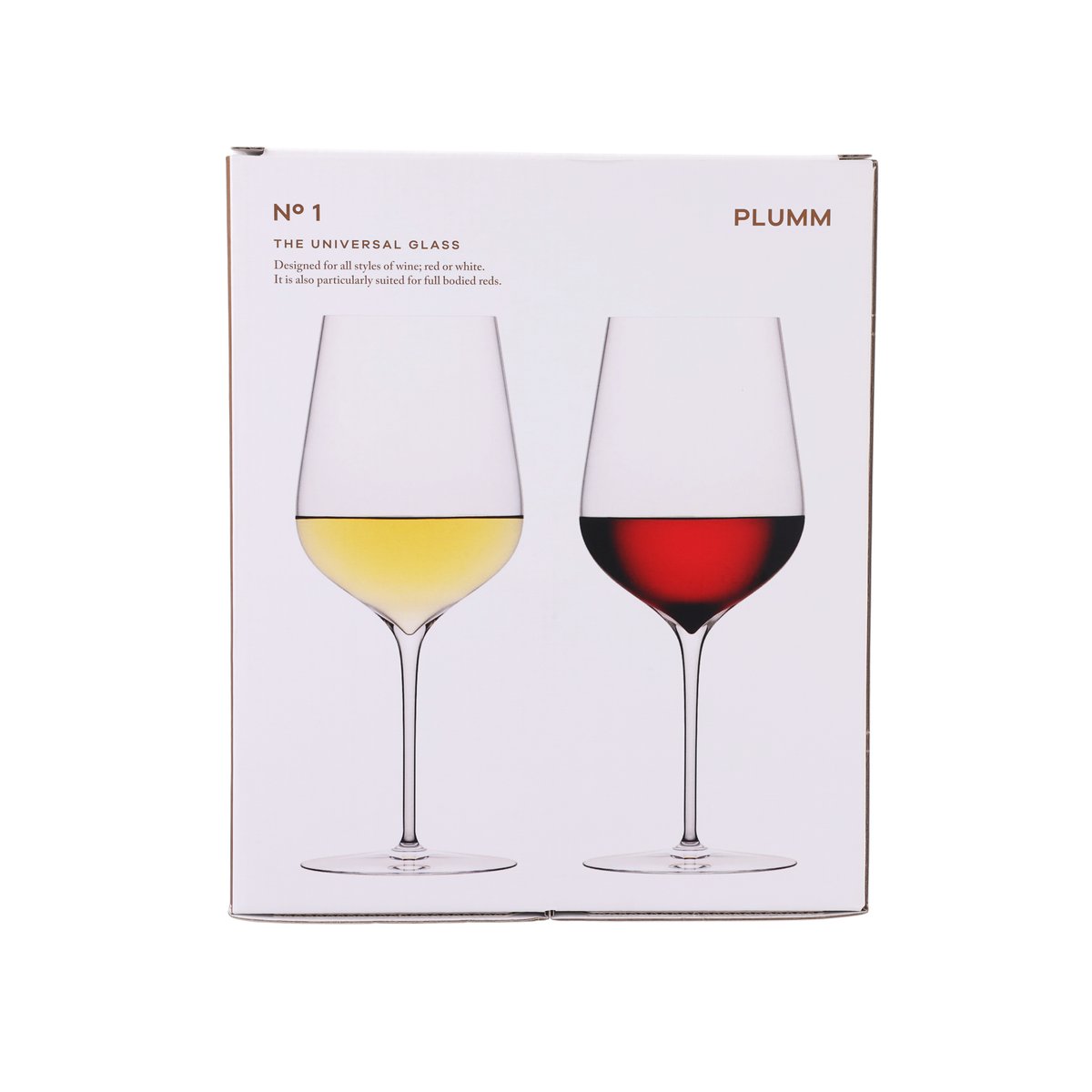 PLUMM GLASSWARE Plumm Three No.1 Universal Wine Glass (Twin Pack) NA