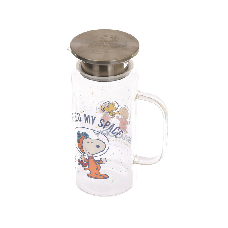 THE PEANUTS Snoopy Glass Pitcher - Blue