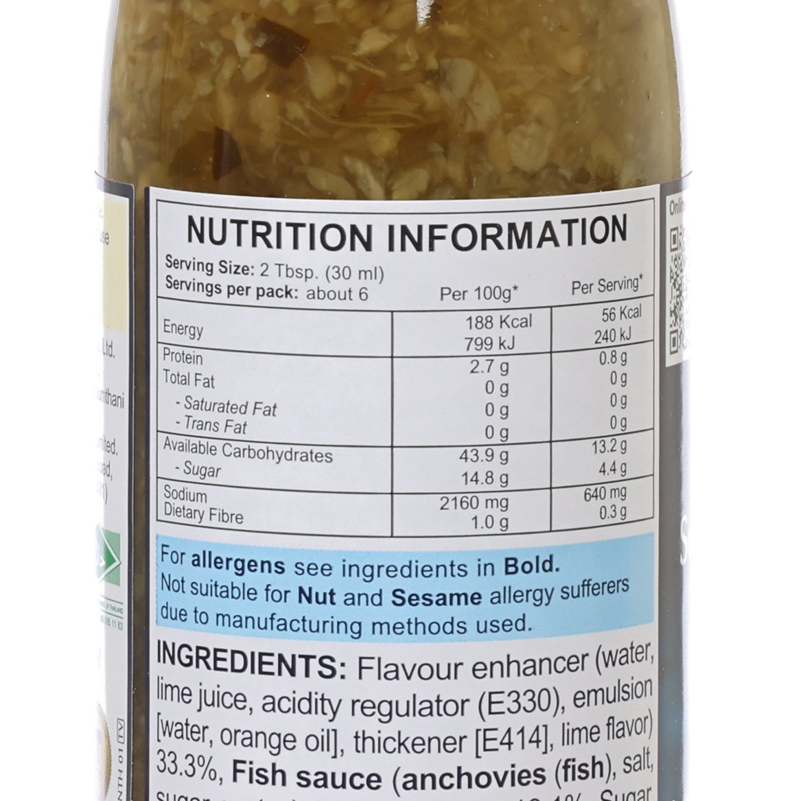 BLUE ELEPHANT Thai Seafood Dipping Sauce  (190mL)