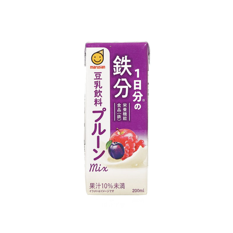 MARUSAN Soy Milk Prune Mix with Iron for Day  (200mL)