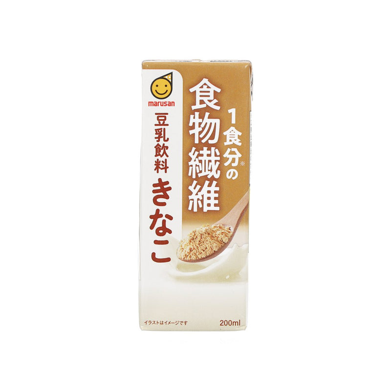 MARUSAN Soy Milk Kinako Mix with Fiber for Meal  (200mL)