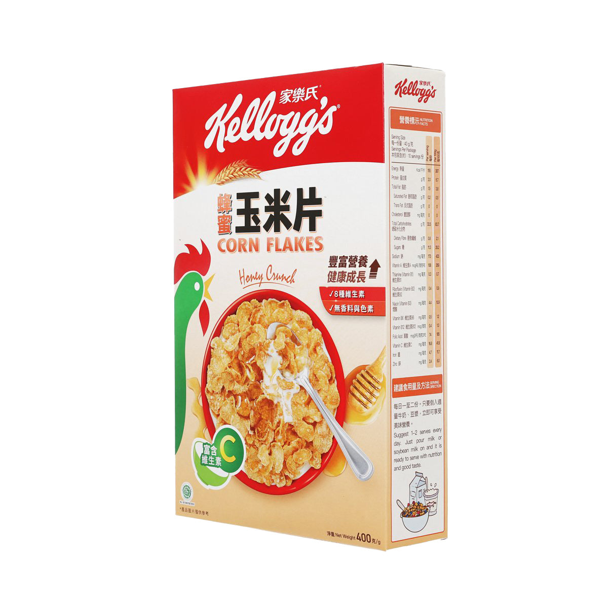 KELLOGG'S Honey Crunch Corn Flakes  (400g)