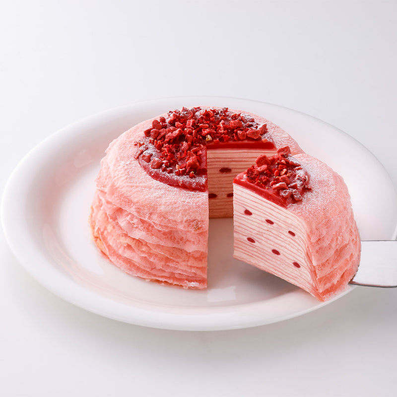 SUZETTE Mille-Crêpe Cake - Strawberry (Whole Cake)