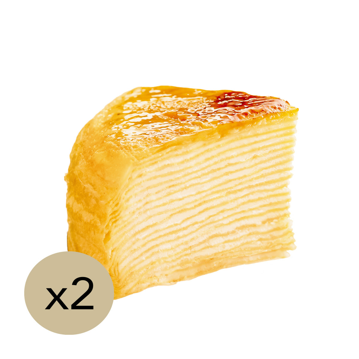 SUZETTE Mille-Crêpe Cake - Plain (Frozen)  (2pcs)