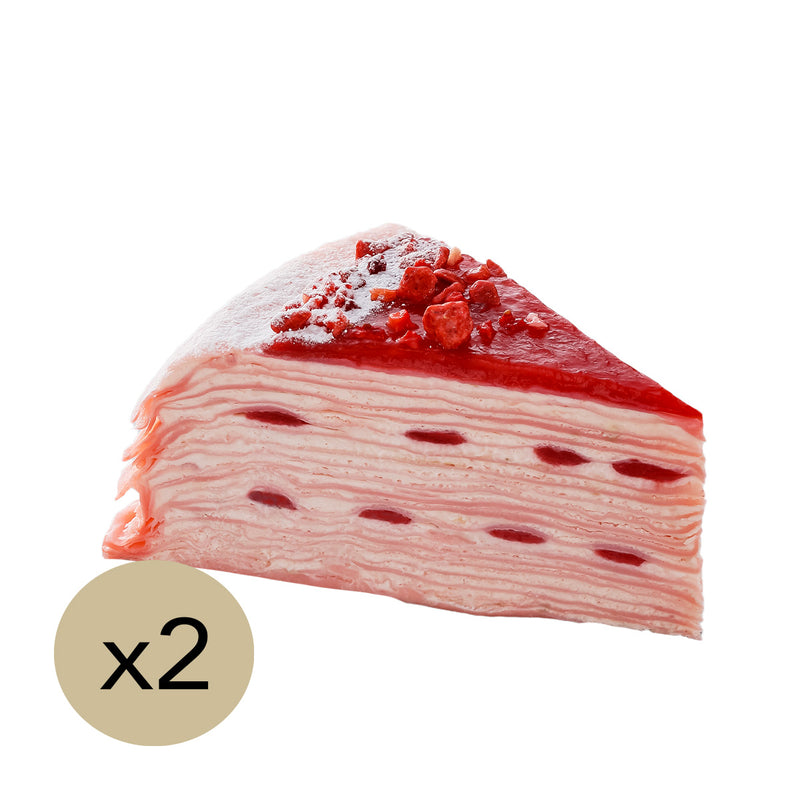 SUZETTE Mille-Crêpe Cake - Strawberry  (2pcs)