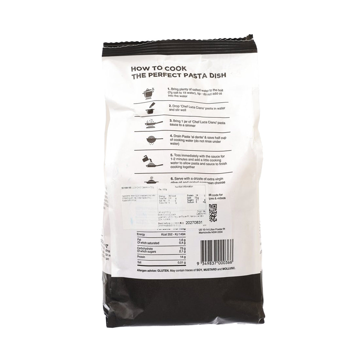LUCA CIANO Artisanal Caserecce  (500g)