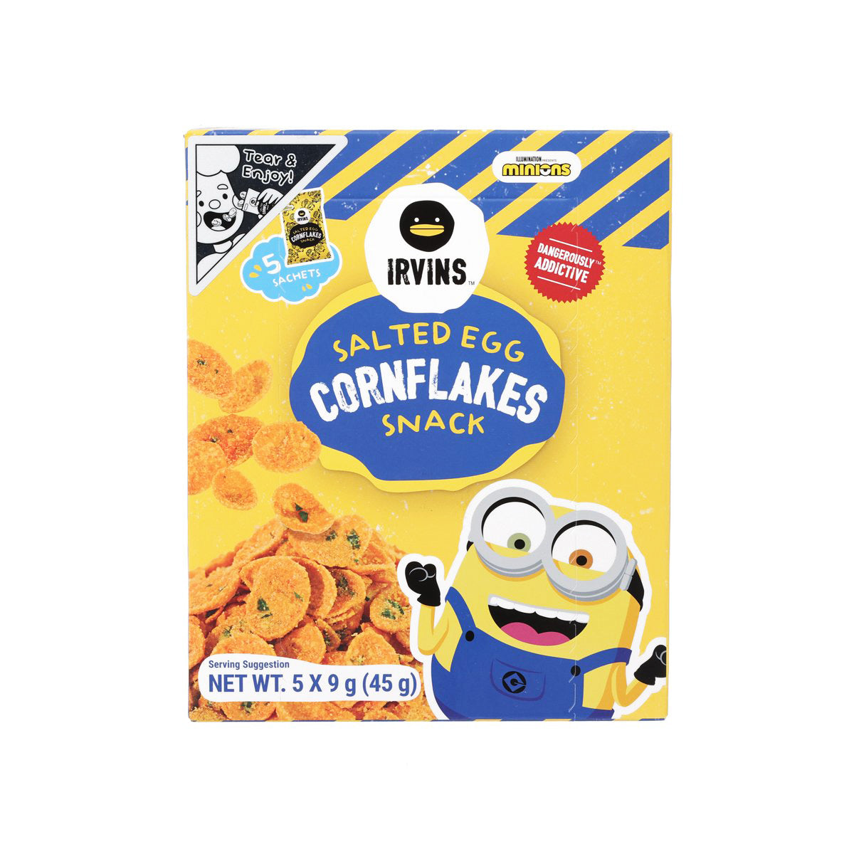 IRVINS Salted Egg Cornflakes Snack  (45g)