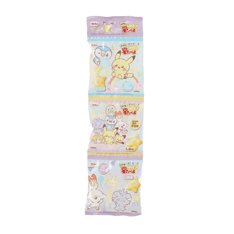 BEFCO Pokemon Star Shaped Rice Cracker [3 Packs]  (30g)